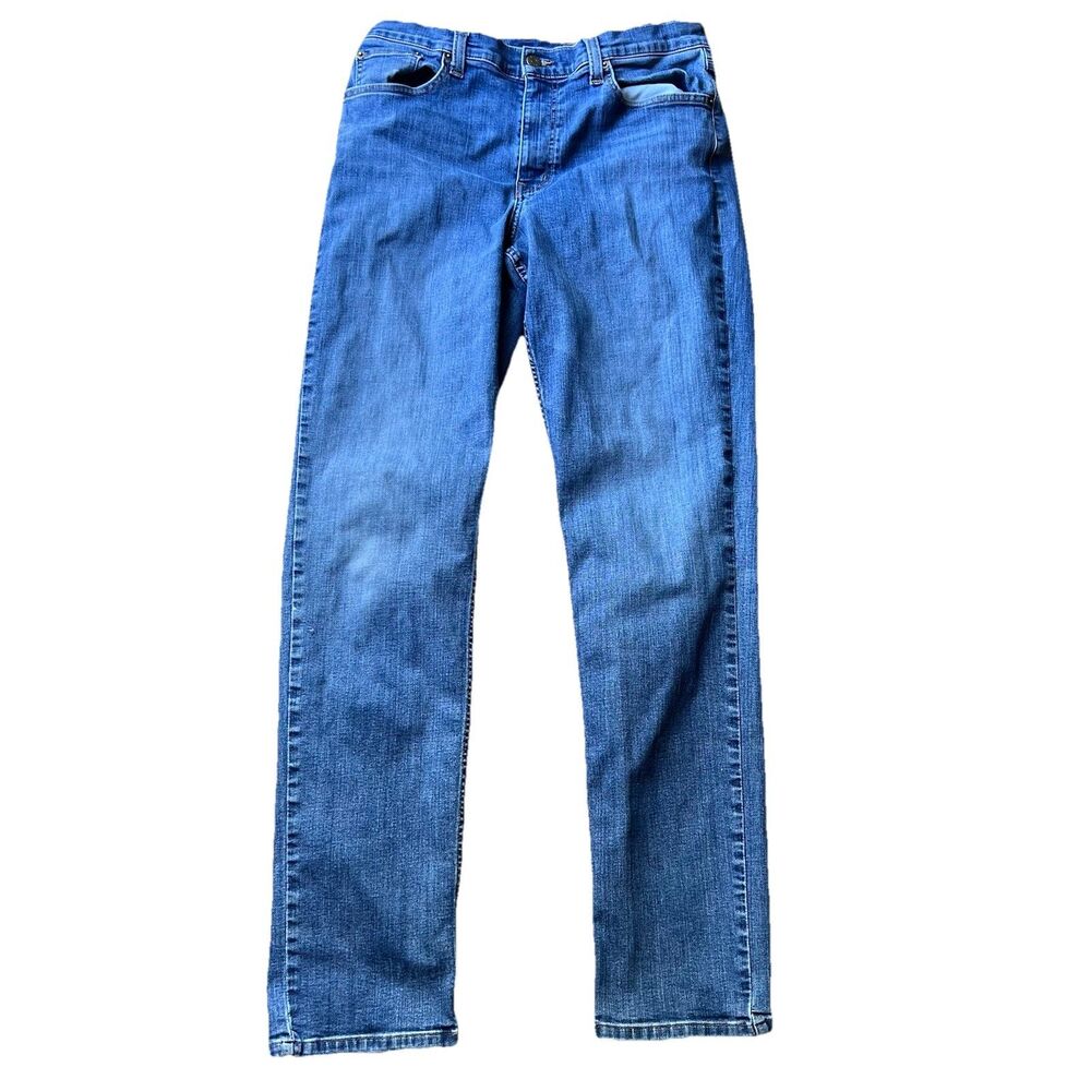 LL Bean Beanflex Standard Fit Medium Wash Stretch Coolmax Jeans Men's 35x34